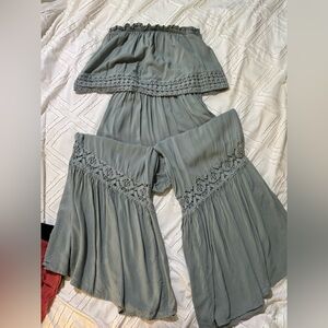 Bohemian Gray Maxi Dress